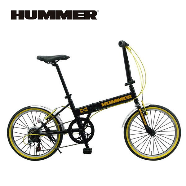  HUMMER（ハマー） 折り畳み自転車 20インチ FDB207 ブラック01