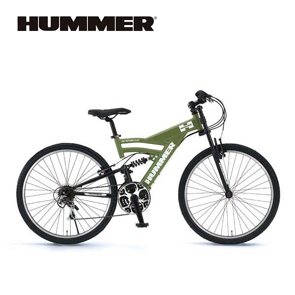HUMMER（ハマー） 自転車 AL-ATB268 DH 26インチ グリーン 【マウンテンバイク】01