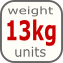 13kg units