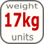 17kg units