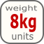 8kg units